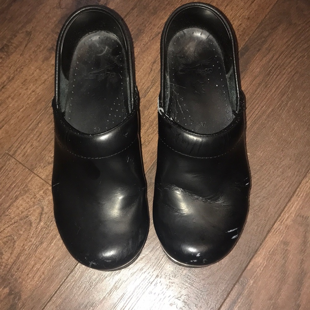Dansko black clogs